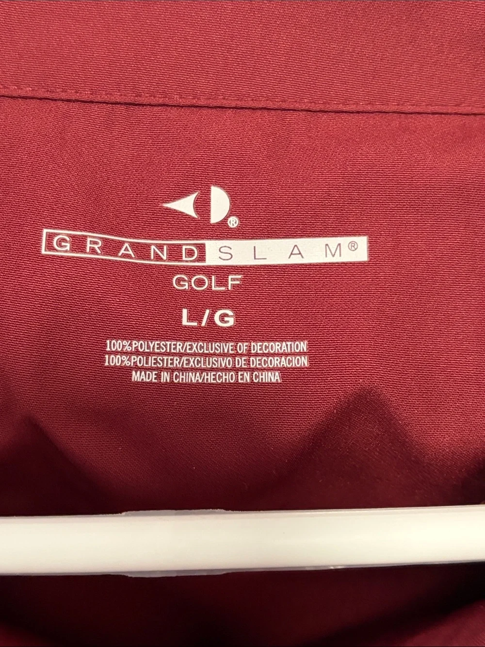 Men's Red Quarter-Zip Windbreaker with Black Accents